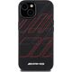 Mercedes AMG AMHMP15S23SSPK iPhone 15 / 14 / 13 6.1" czarny/black hardcase Silicone Large Rhombuses Pattern MagSafe