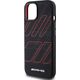 Mercedes AMG AMHMP15S23SSPK iPhone 15 / 14 / 13 6.1" czarny/black hardcase Silicone Large Rhombuses Pattern MagSafe