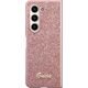 Guess Etui Guess GUHCZFD5HGGSHP Samsung Galaxy Z Fold 5 hardcase Glitter Script różowy/pink