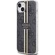 Guess Guess GUHCP15MH4PSEGK iPhone 15 Plus / 14 Plus 6.7" czarny/black hardcase IML 4G Gold Stripe