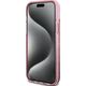 Guess Guess GUHCP15MLFCSEGP iPhone 15 Plus / 14 Plus 6.7" różowy/pink hardcase Liquid Glitter Gold Stripes