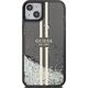 Guess Guess GUHCP15MLFCSEGK iPhone 15 Plus / 14 Plus 6.7" czarny/black hardcase Liquid Glitter Gold Stripes