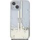 Guess Guess GUHCP15MLFCSEGT iPhone 15 Plus / 14 Plus 6.7" transparent hardcase Liquid Glitter Gold Stripes