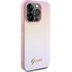 Guess Guess GUHCP15XPSAIRSP iPhone 15 Pro Max 6.7" różowy/pink hardcase Saffiano Iridescent Script
