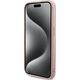 Guess Guess GUHCP15XPSAIRSP iPhone 15 Pro Max 6.7" różowy/pink hardcase Saffiano Iridescent Script
