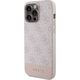 Guess Guess GUHCP14LG4GLPI iPhone 14 Pro 6,1" różowy/pink hard case 4G Stripe Collection