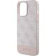 Guess Guess GUHCP14LG4GLPI iPhone 14 Pro 6,1" różowy/pink hard case 4G Stripe Collection