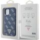 Guess Guess GUHCP15LPG4GPB iPhone 15 Pro 6.1" niebieski/blue hardcase 4G Triangle Metal Logo