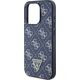 Guess Guess GUHCP15LPG4GPB iPhone 15 Pro 6.1" niebieski/blue hardcase 4G Triangle Metal Logo