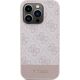 Guess Guess GUHCP15LG4GLPI iPhone 15 Pro 6.1" różowy/pink hardcase 4G Stripe Collection