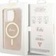 Guess Guess GUHMP15LH4STP iPhone 15 Pro 6.1" rózowy/pink hardcase IML 4G MagSafe