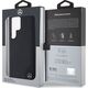Mercedes Mercedes MEHMS24M23RBGVK S24+ S926 czarny/black hardcase Leather Debossed Line MagSafe