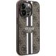 Guess Guess GUHMP15LP4RPSW iPhone 15 Pro 6.1" brązowy/brown hardcase 4G Printed Stripes MagSafe