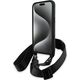 BMW BMW BMHCP15L23PSVTK iPhone 15 Pro 6.1" czarny/black hardcase M Edition Carbon Tricolor Lines & Strap