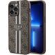 Guess Guess GUHMP15XP4RPSW iPhone 15 Pro Max 6.7" brązowy/brown hardcase 4G Printed Stripes MagSafe