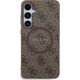Guess Guess GUHMS24MG4GFRW S24+ S926 brązowy/brown hardcase 4G Collection Leather Metal Logo MagSafe