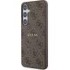 Guess Guess GUHMS24MG4GFRW S24+ S926 brązowy/brown hardcase 4G Collection Leather Metal Logo MagSafe