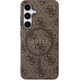 Guess Guess GUHMS24SG4GFRW S24 S921 brązowy/brown hardcase 4G Collection Leather Metal Logo MagSafe