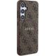 Guess Guess GUHMS24SG4GFRW S24 S921 brązowy/brown hardcase 4G Collection Leather Metal Logo MagSafe