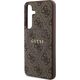 Guess Guess GUHMS24SG4GFRW S24 S921 brązowy/brown hardcase 4G Collection Leather Metal Logo MagSafe