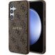 Guess Guess GUHMS24SG4GFRW S24 S921 brązowy/brown hardcase 4G Collection Leather Metal Logo MagSafe