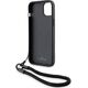 BMW Etui BMW BMHCP15S23RMRLK Apple iPhone 15 / 14 / 13 hardcase Signature Leather Wordmark Cord czarny/black