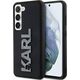 Karl Lagerfeld Etui Karl Lagerfeld KLHCS23S3DMBKCK Samsung Galaxy S23 hardcase 3D Rubber Glitter Logo czarny/black