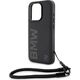 BMW Etui BMW BMHCP15L23RMRLK Apple iPhone 15 Pro hardcase Signature Leather Wordmark Cord czarny/black