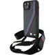BMW Etui BMW BMHCP15M23PSVTK Apple iPhone 15 Plus / 14 Plus hardcase M Edition Carbon Tricolor Lines & Strap czarny/black