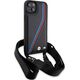 BMW Etui BMW BMHCP15M23PSVTK Apple iPhone 15 Plus / 14 Plus hardcase M Edition Carbon Tricolor Lines & Strap czarny/black