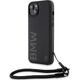 BMW Etui BMW BMHCP15M23RMRLK Apple iPhone 15 Plus / 14 Plus hardcase Signature Leather Wordmark Cord czarny/black