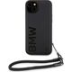 BMW Etui BMW BMHCP15M23RMRLK Apple iPhone 15 Plus / 14 Plus hardcase Signature Leather Wordmark Cord czarny/black