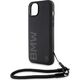 BMW Etui BMW BMHCP15M23RMRLK Apple iPhone 15 Plus / 14 Plus hardcase Signature Leather Wordmark Cord czarny/black
