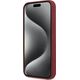 BMW BMW BMHMP15LSLBLRE iPhone 15 Pro 6.1" czerwony/red hardcase Silicone Big Logo MagSafe