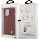 BMW BMW BMHMP15LSLBLRE iPhone 15 Pro 6.1" czerwony/red hardcase Silicone Big Logo MagSafe