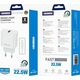 Ładowarka Jellico JELLICO ładowarka sieciowa AK165 22,5W 1xUSB QC3.0 + kabel Lightning Biały standard