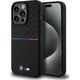 BMW BMW BMHMP15L22SMPK iPhone 15 Pro 6.1" czarny/black hardcase M Silicone Pattern MagSafe NoSize