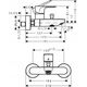 Bateria wannowa Hansgrohe Hansgrohe Rebris S Single lever bath mixer Exposed Inst. chrome