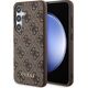 Guess Etui Guess GUHCS24SG4GFBR Samsung Galaxy S24 hardcase 4G Metal Gold Logo brązowy/brown
