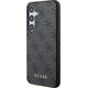 Guess Etui Guess GUHCS24SG4GFGR Samsung Galaxy S24 hardcase 4G Metal Gold Logo czarny/black