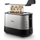 Toster Philips Philips | Toaster | HD2635/90 Viva Collection | Number of slots 2 | Housing material Metal/Plastic | Stainless Steel/Black