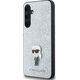 Karl Lagerfeld Etui Karl Lagerfeld KLHCSA35GCNPSG Samsung Galaxy A35 hardcase Fixed Glitter Choupette Logo Metal Pin srebrny/silver