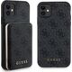 Guess Guess Bundle Pack MagSafe 4G Metal Gold Logo - Zestaw etui + Power Bank 5000mAh MagSafe iPhone 11 (czarny)