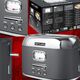 Toster Muse Muse Power 1000 W | Number of slots 2 | Housing material Stainless Steel