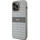 DKNY DKNY DKHCP14LPRTHSLE iPhone 14 Pro 6.1" beżowy/beige hardcase Leather Mono Stripe & Metal Logo