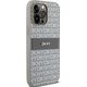 DKNY DKNY DKHCP14LPRTHSLE iPhone 14 Pro 6.1" beżowy/beige hardcase Leather Mono Stripe & Metal Logo