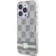 DKNY DKNY DKHMP15XHCPTSE iPhone 15 Pro Max 6.7" beżowy/beige hardcase IML Checkered Mono Pattern & Printed Stripes MagSafe