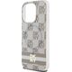 DKNY DKNY DKHMP15XHCPTSE iPhone 15 Pro Max 6.7" beżowy/beige hardcase IML Checkered Mono Pattern & Printed Stripes MagSafe