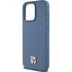 DKNY DKNY DKHMP15XPSHRPSB iPhone 15 Pro Max 6.7" niebieski/blue hardcase Leather Monogram Pattern Metal Logo MagSafe
