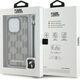 Karl Lagerfeld Karl Lagerfeld KLHCP15XHKDPNSK iPhone 15 Pro Max 6.7" czarny/black hardcase IML Mono KL Pattern & Cord